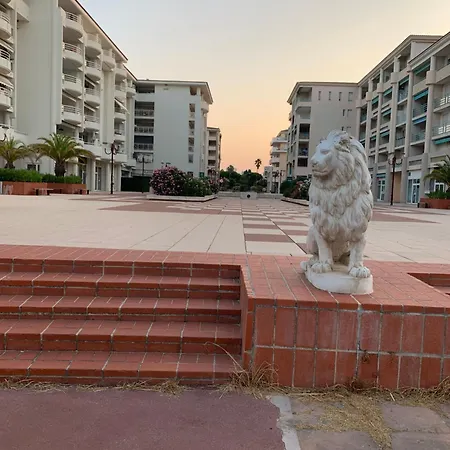 아파트 Grand 2 Pieces Climatise Dans De Standing Avec Vue Piscine Au Bord De La 앙티브