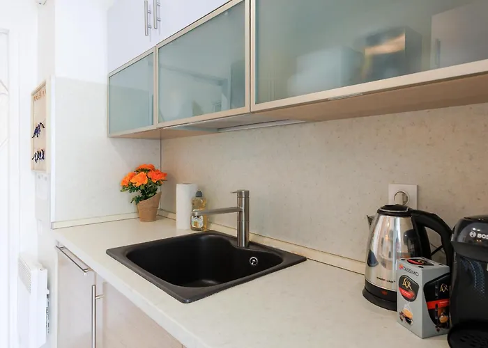 Grand 2 Pieces Climatise Dans De Standing Avec Vue Piscine Au Bord De La Daire